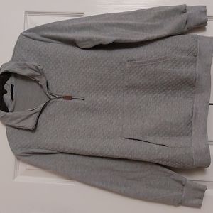 BTFBM grey sweater, Medium, casual quilted pullover